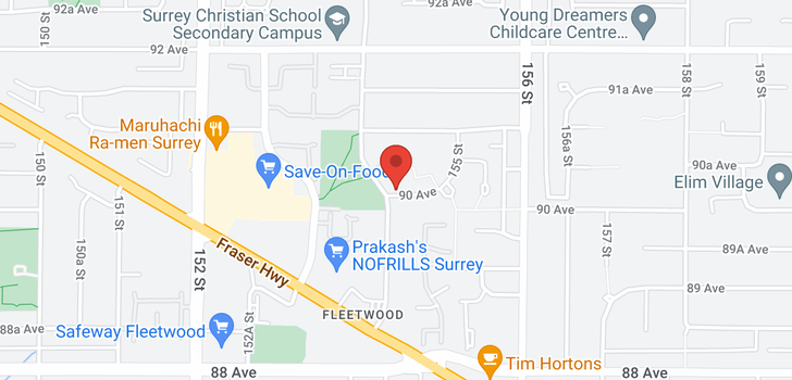 map of 15405 90TH AVENUE